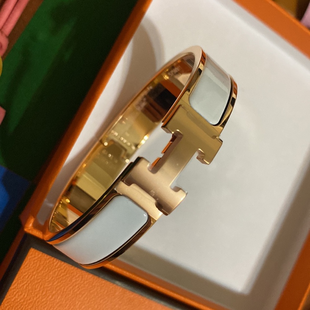 NEW ROSE GOLD HERMÈS CLIC H BRACELET